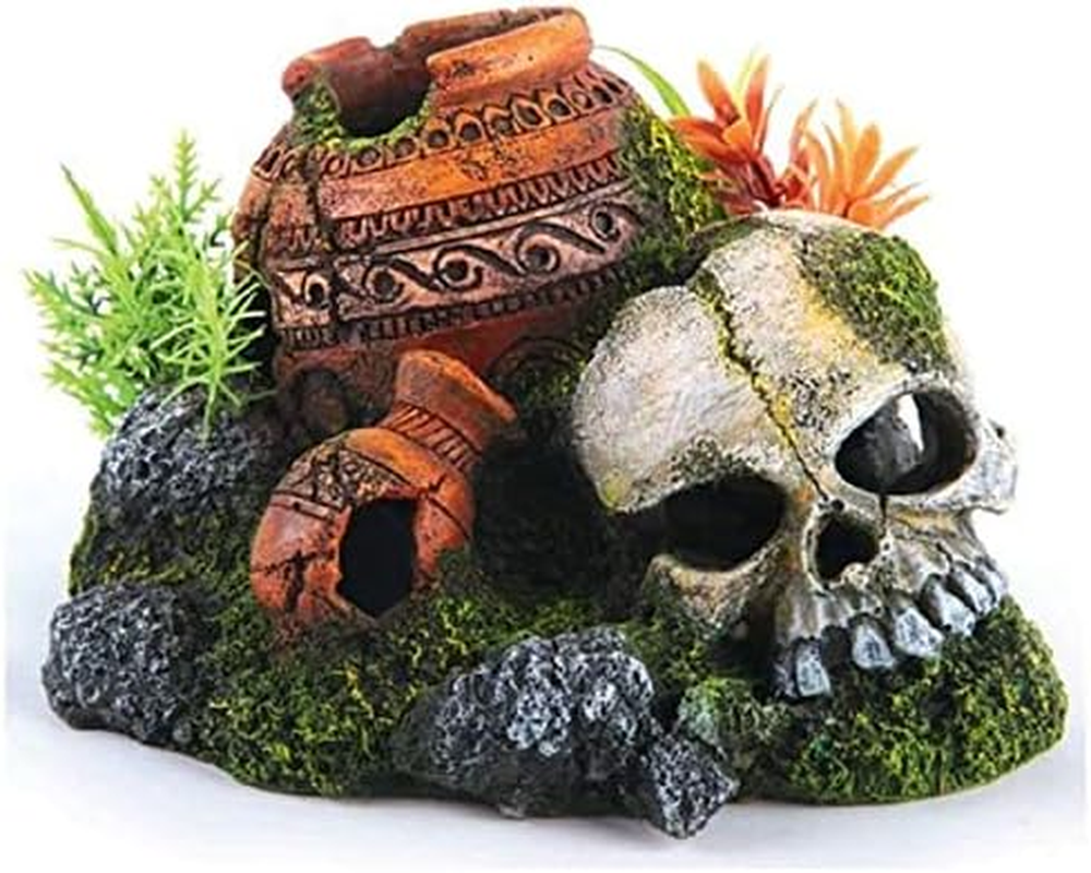 Kazoo Skull with Plants and Air,