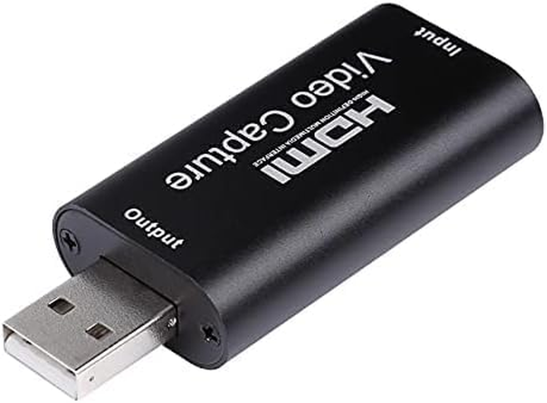 HDMI Video Capture Card, 4K HDMI to USB Capture Card Full HD 1080P 30Fps, Record via DSLR, Camcorder, Action Cam for Gaming, Streaming TV, Recorder Live Streaming Video for Windows Mac OS image number 2