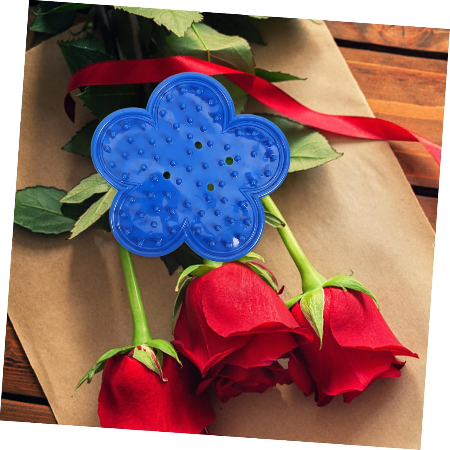 2Pcs Rose Thorn Remover Tool Set Reusable Plastic Strippers for Gardening Efficient Rose Stem Cleaning Tool Blue and Green Color image number 3