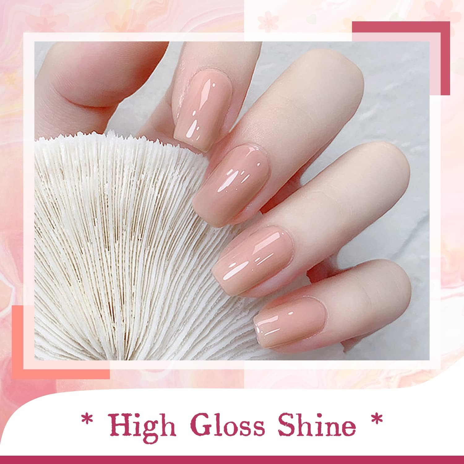 JODSONE Gel Nail Polish Kit with U V Light 36 PCS Classic Black and White Nude and Blue Purple Gel Polish Set with Manicure Tools Suitable for All Seasons Perfect Gifts for Manicure Lover