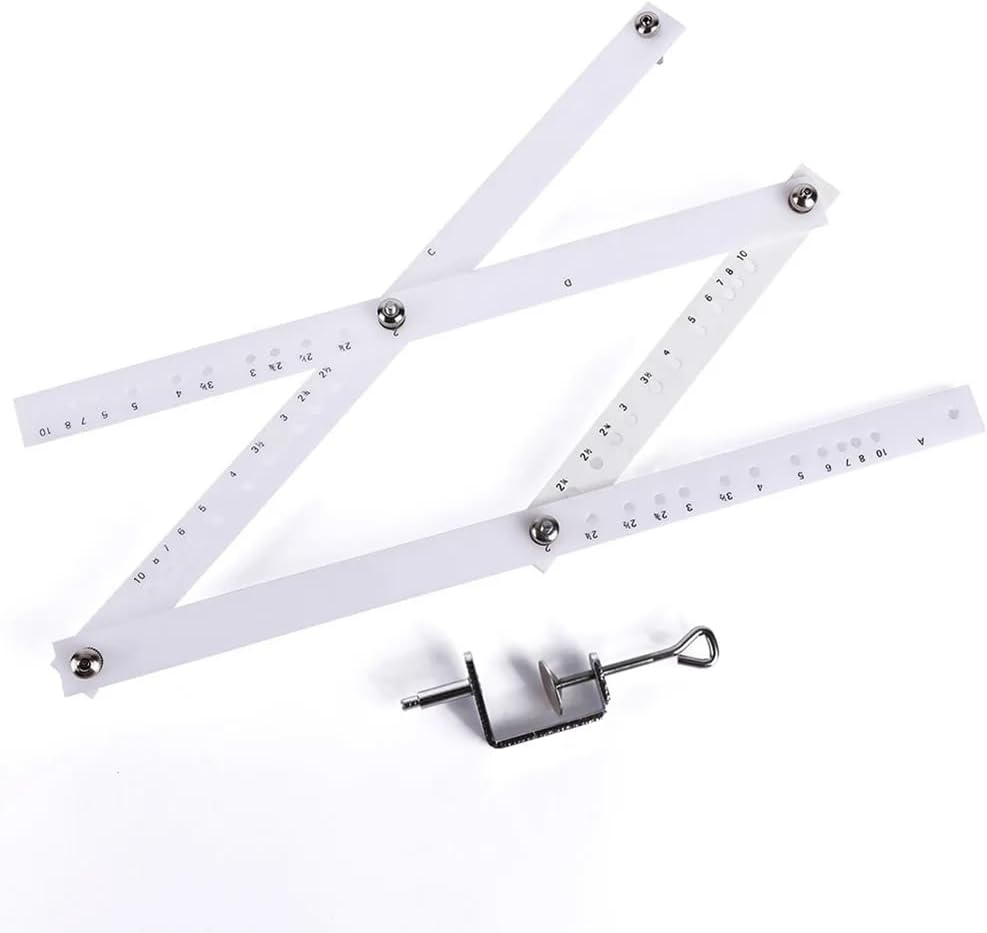 Veumoie Scale Excellent Folding Ruler Artist Pantograph Copy Rluers Draw Enlarger Reducer Tool for Office School Drawing image number 1