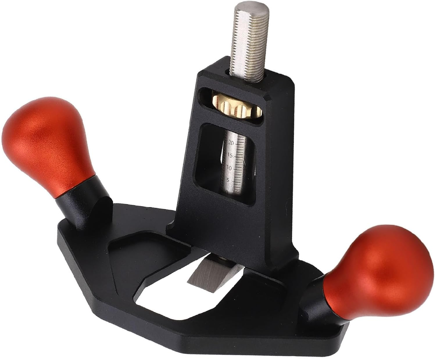 Woodworking Trim Router Plane, Hand Router Plane, Anodic Oxidation Treatment Blade Hand Planer, Wood Trimming, for Trim Wood Edges Craftsmen Industries