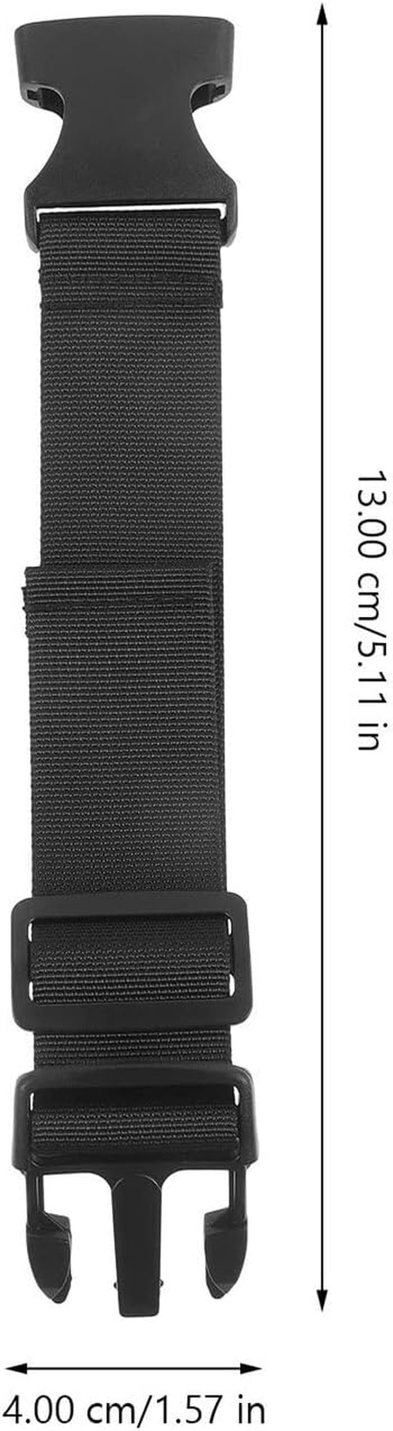 GALPADA 4 Pcs Adjustable Adding Bag Luggage Straps Fabric and Plastic Material Secure and Flexible Connectors for Travel Suitcases and Backpacks Practical Multi-Suitcase Bundling image number 2