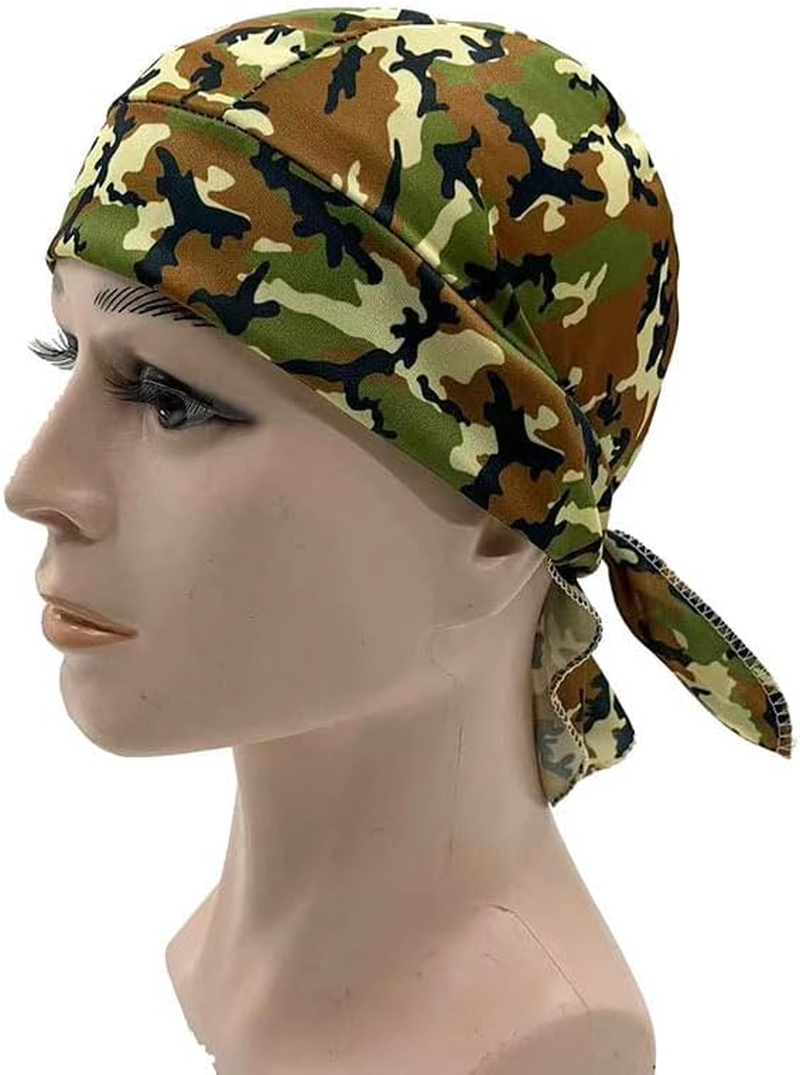 4 PCS Outdoor Camouflage Cycling Headscarf Hood, Sun Protection Sports Breathable Printed Hat image number 1