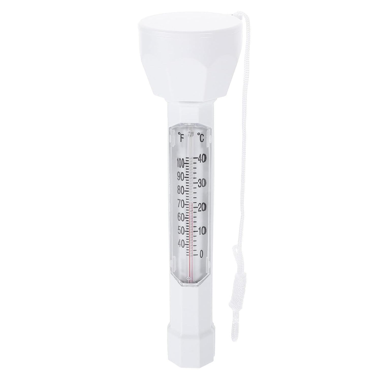 Floating Pool Thermometer Compact Water Temperature Measuring Tool for Swimming Pools Spas Fishponds Bath Tubs with Safe Smooth Design and Wide Range image number 3
