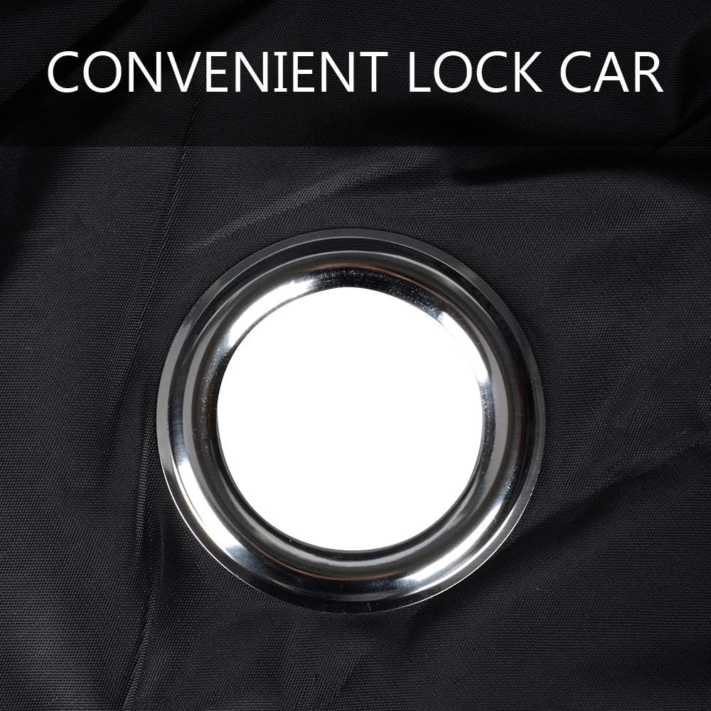 Waterproof Bike Cover [3 Sizes Available] with Lock Holes for Outdoor Bicycle Storage, 210T Polyester Taffeta Fabric, PU Coating, UV Protection, Rain-Wind-Dust Proof, for Mountain Bikes, Road Bikes, Electric Bikes image number 6