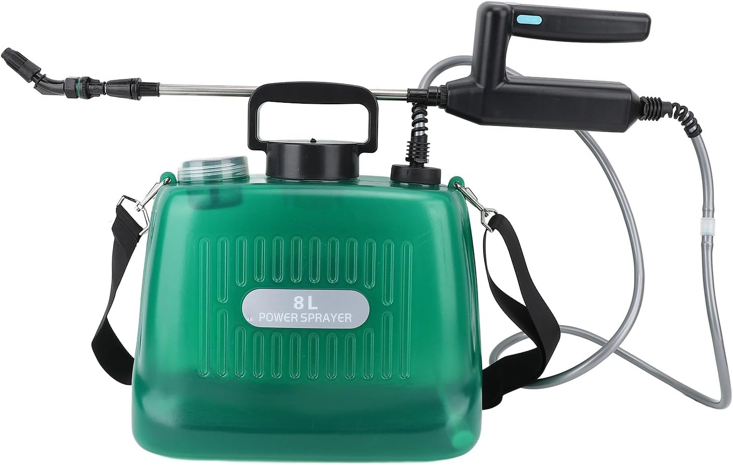 2.1 Gallon Battery Powered Sprayer, USB Rechargeable Electric with 4 Mist Nozzles, Portable Garden Sprayer for Lawn, Cleaning Car (Green) image number 1