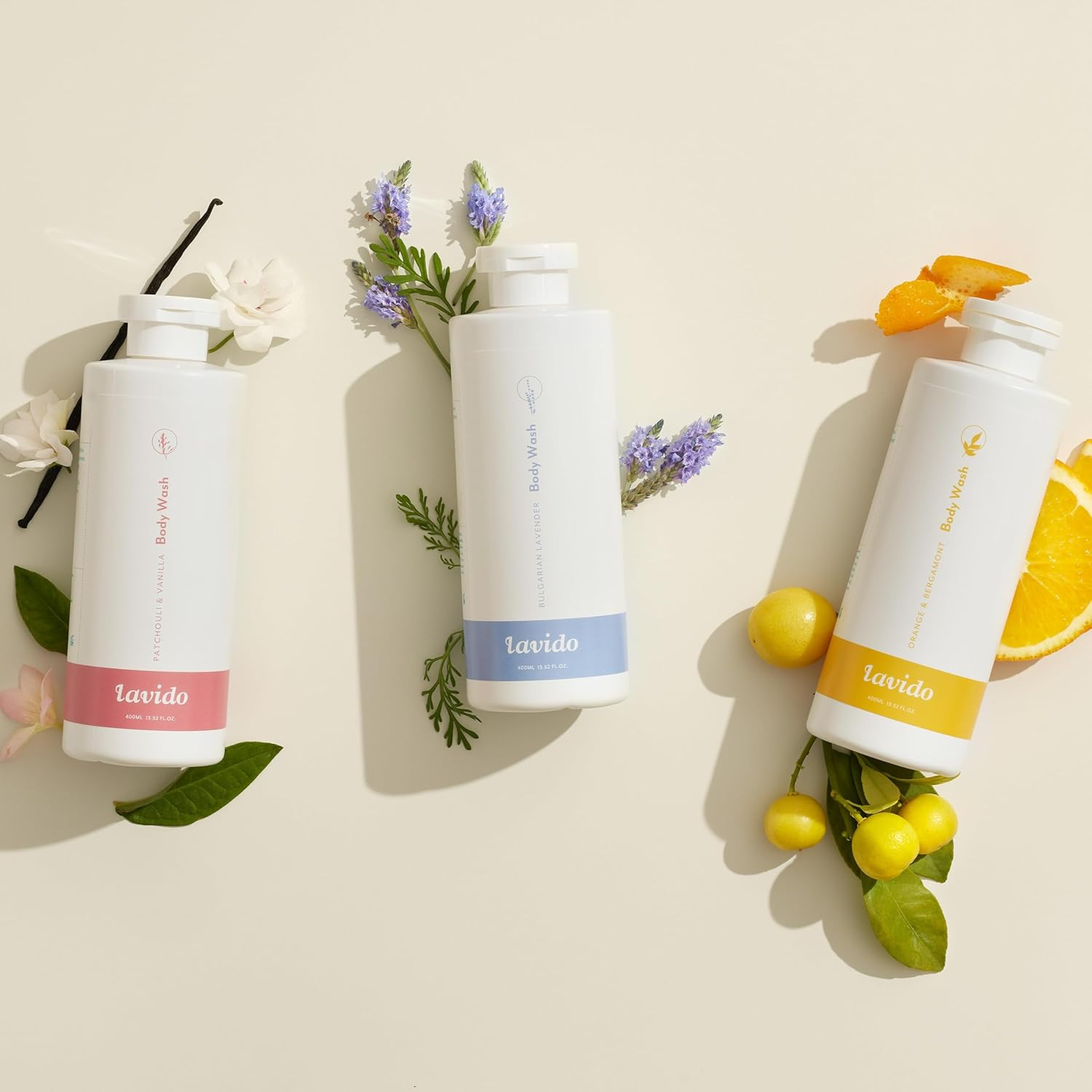 Lavido Intoxicating Body Wash - Patchouli & Vanilla 400Ml image number 3