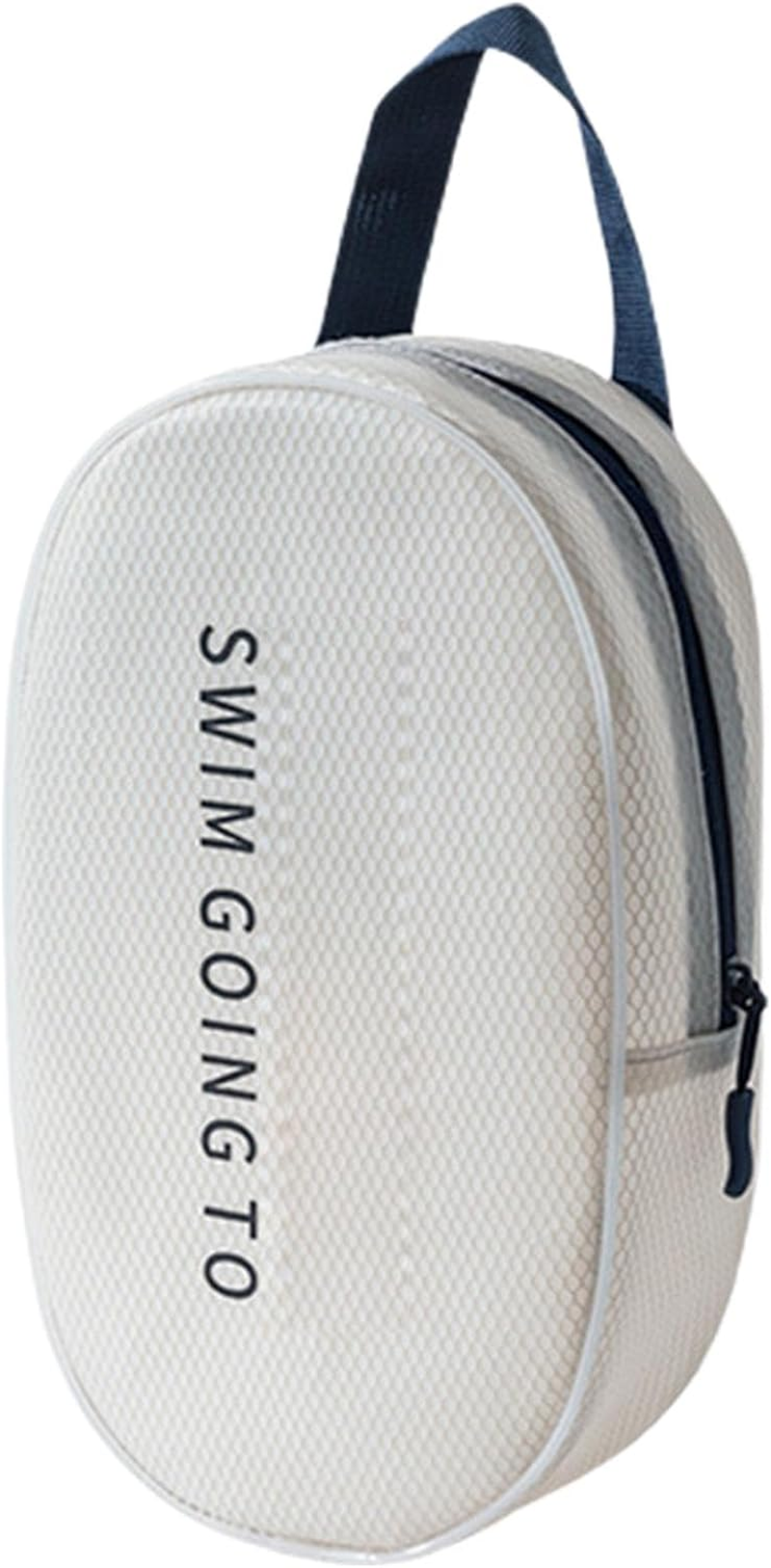 Shurzzesj Beach Bag, Swimming Storage Bag, Modern Beach Bag Water-Resistant Pouch Bag for Beach Pool Boat Groceries Travel, White, M, Unisex
