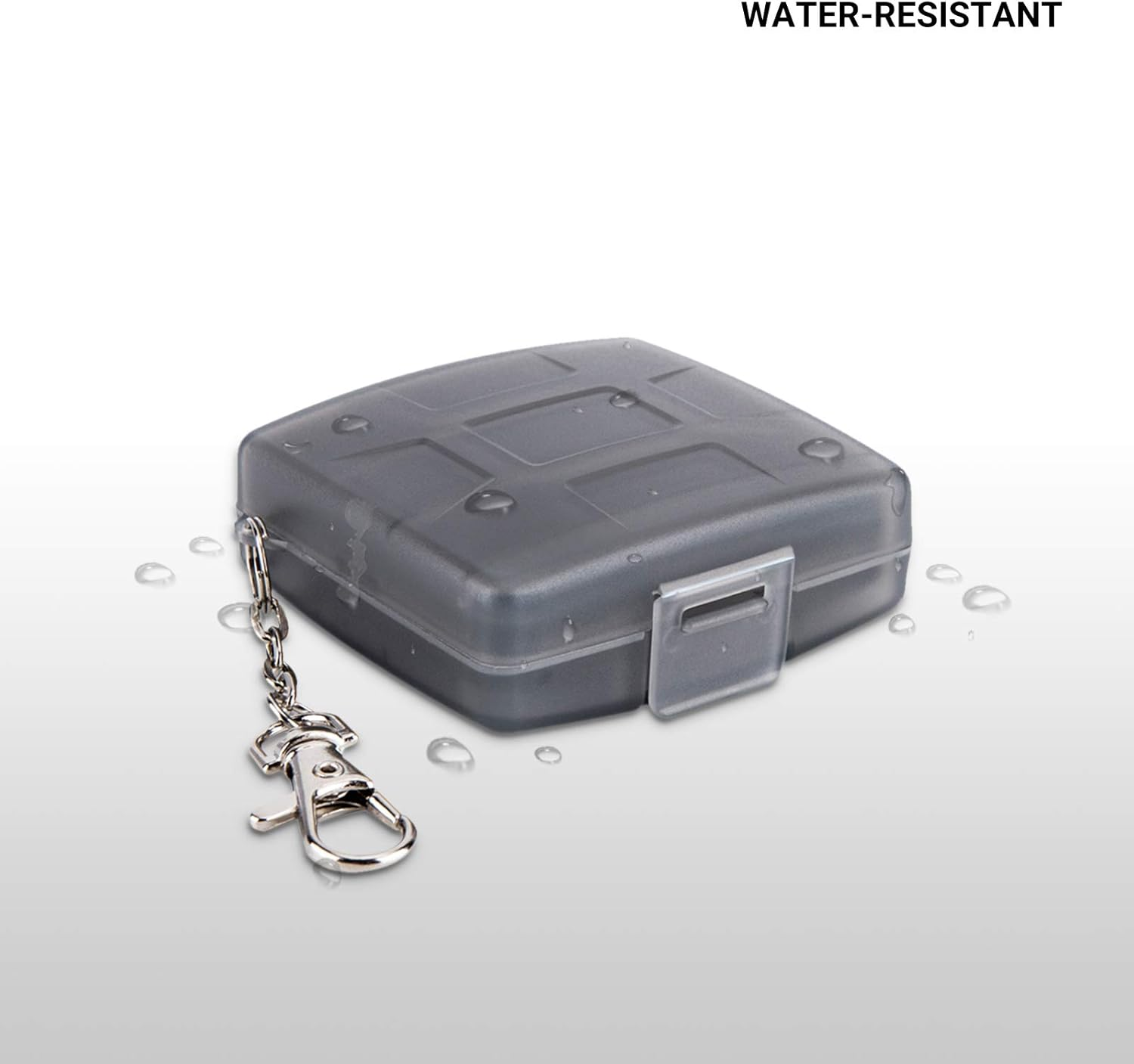 Micro SD Case SD Card Holder Case, Memory Card Case Storage for 4 SDHC SDXC Cards and 4 TF MSD Cards, Anti-Dust Crush Resistance image number 2