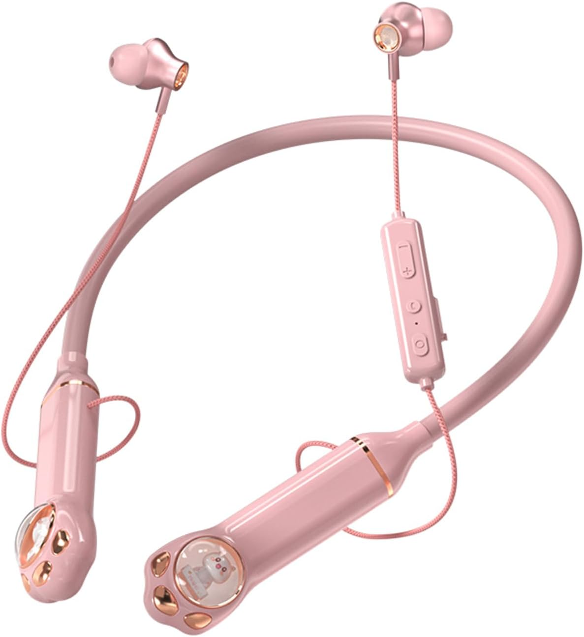 Xmenha Bluetooth Headphones Children'S In-Ear Wireless with Neckband for School Boys Girls Children'S Headphones Wireless Earbuds Headphones Wireless Earphones with Cable for Ipad Kindle Mobile Phone