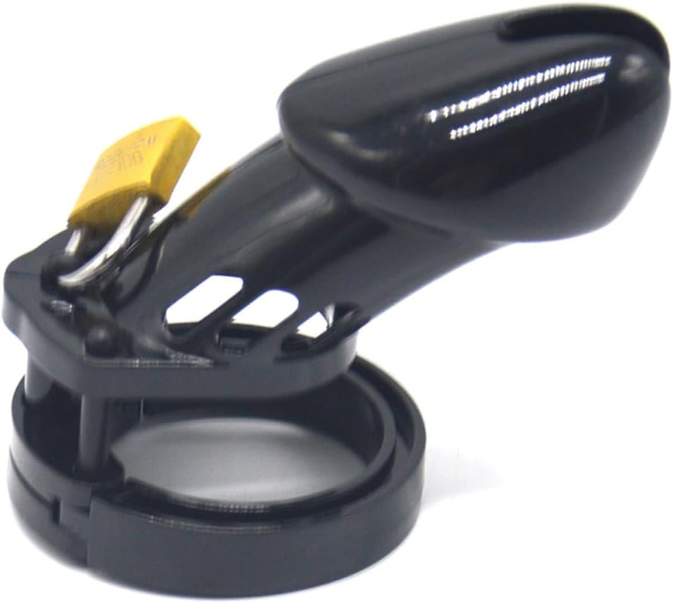 Breathable Chastity Device Penis Exercise Male Sm Cock Cage Lock Large Chastity Cage Device Adult Sex Toys for Men Gay Black image number 2