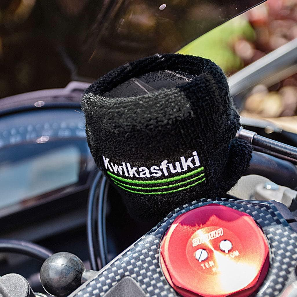 Brake Fluid Reservoir Cover Sock for Motorcycles, Sporbikes and Gifts by Moto Loot (Kwikasfuki) image number 1