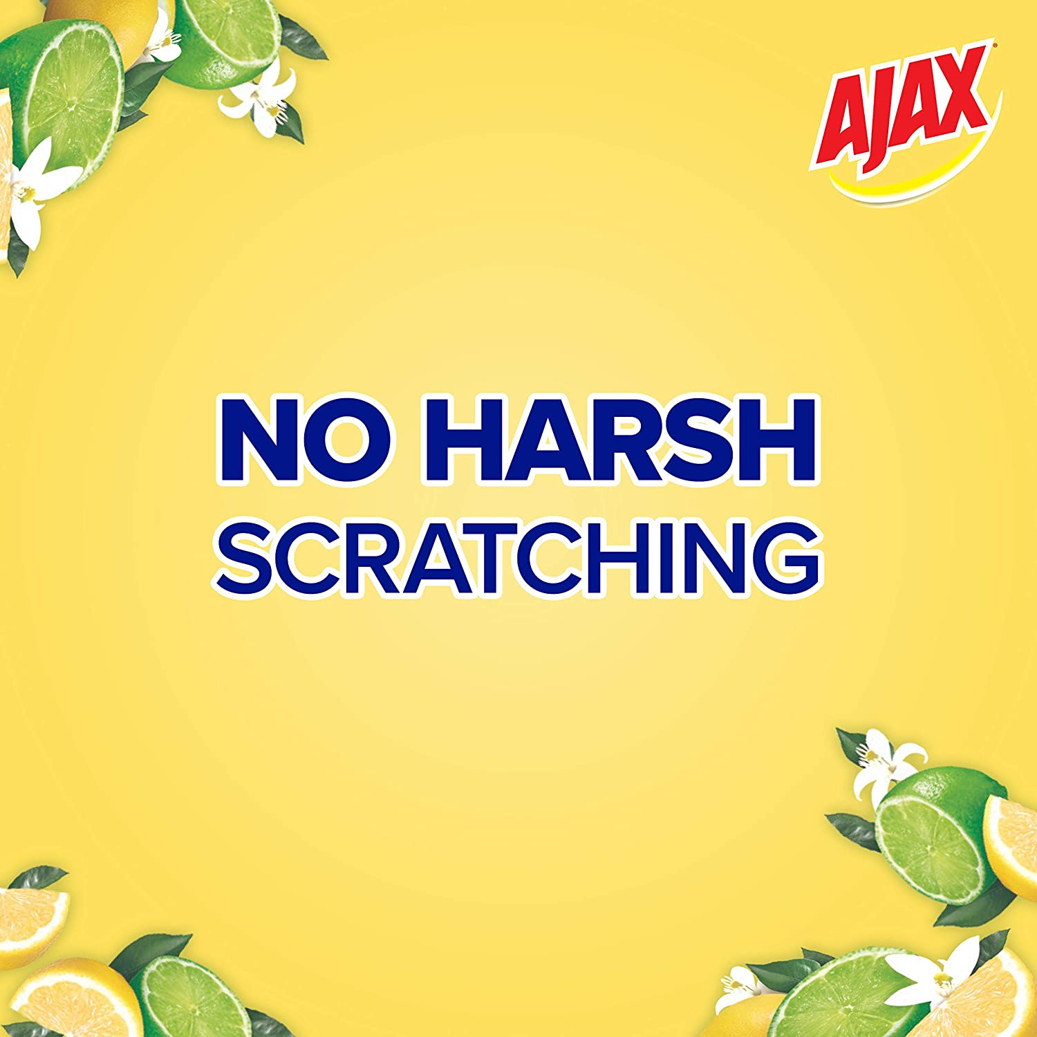 Ajax Cream Cleanser, 375Ml, Baking Soda and Citrus Extracts, Kitchen and Bathroom Cleaner, Tough on Grime (Pack of 2)