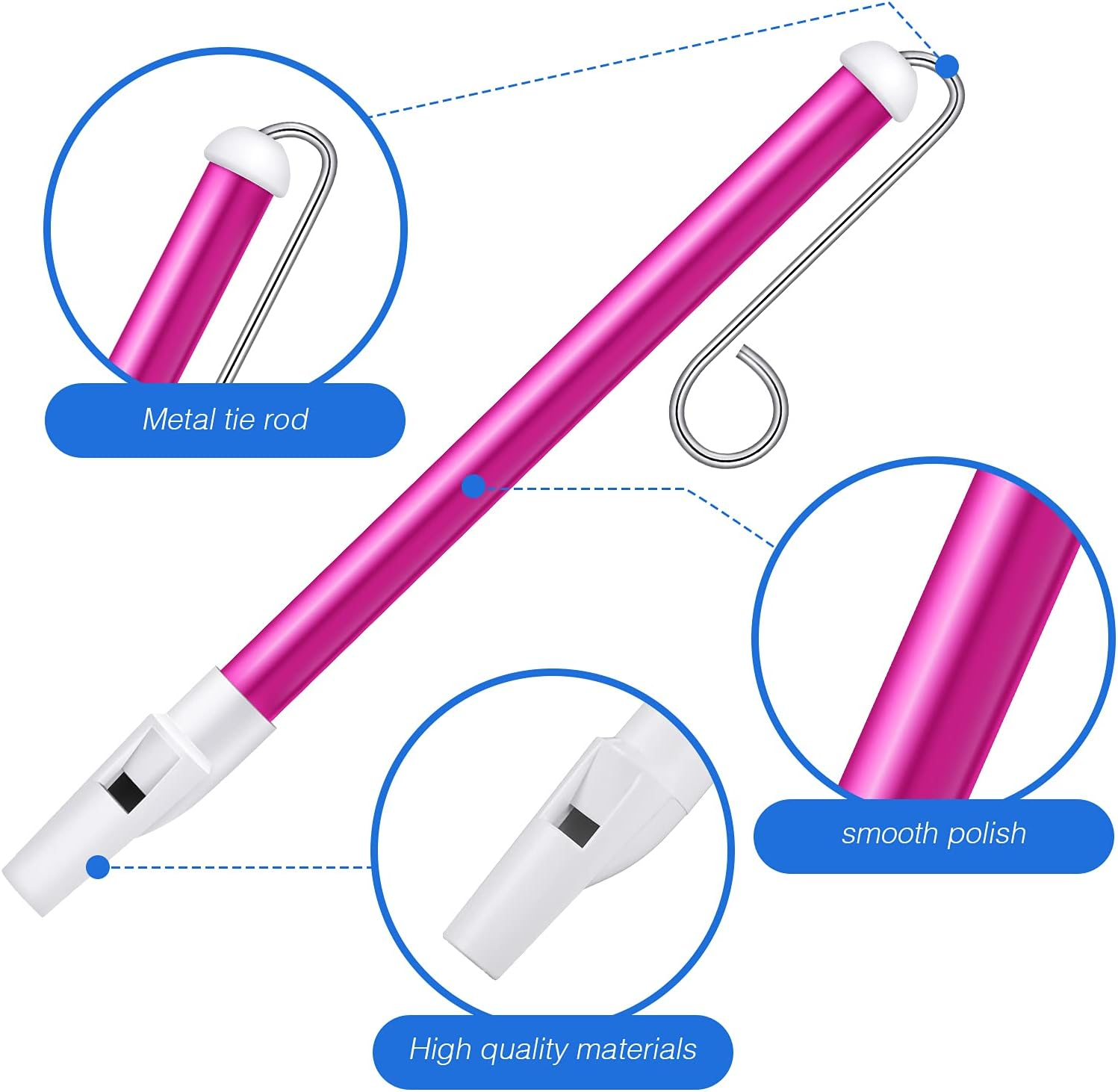 Lukmaa 2 Pieces Slide Whistle Toy Slide Whistle Musical Instrument Toy Whistle Sliding for Parent-Child Games, Blue and Purple image number 4