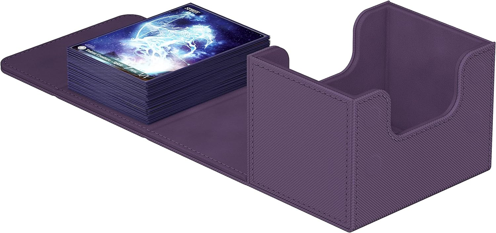 Ultimate Guard Sidewinder 100+ Xenoskin Monocolor Deck Box, Purple image number 7