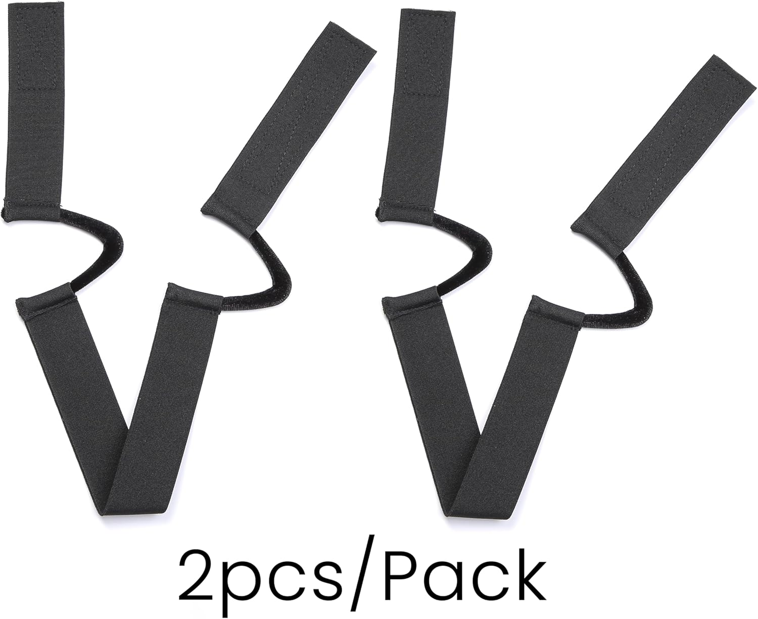 2Pcs Wig Band for Lace Front Ear Free Painless Lace Melting Elastic Band Headband for Women No Slip C Shaped Ear Curve (Black, Regualr(2Pcs)) - Gold image number 6