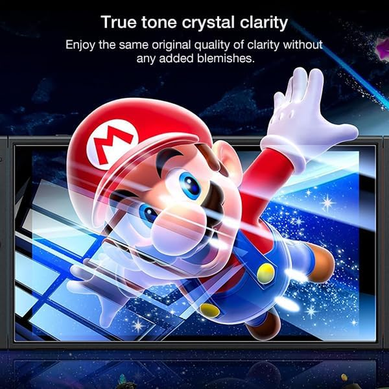 [2 Pack] ZUSLAB Tempered Glass Screen Protector for Nintendo Switch 2 (2025) &ndash; Scratch Resistant, Bubble-Free, HD Clarity