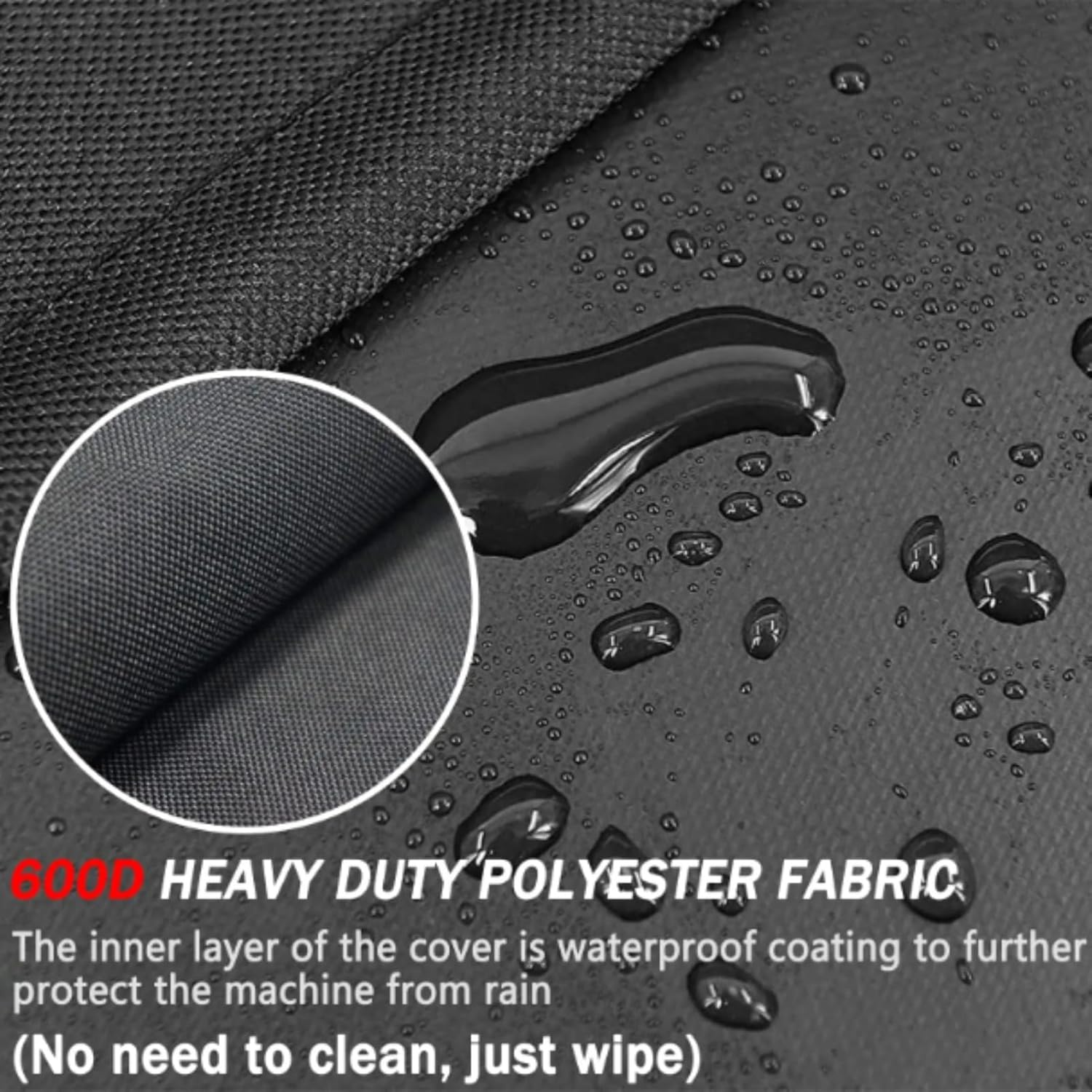 Mower Trimmer Engine Cover,Pull Cord Retractable Opening Trimmer Edger Engine Cover,Compact and Lightweight Trimmer Cover Guard,Or Echo Lawn Equipment Mowers image number 4