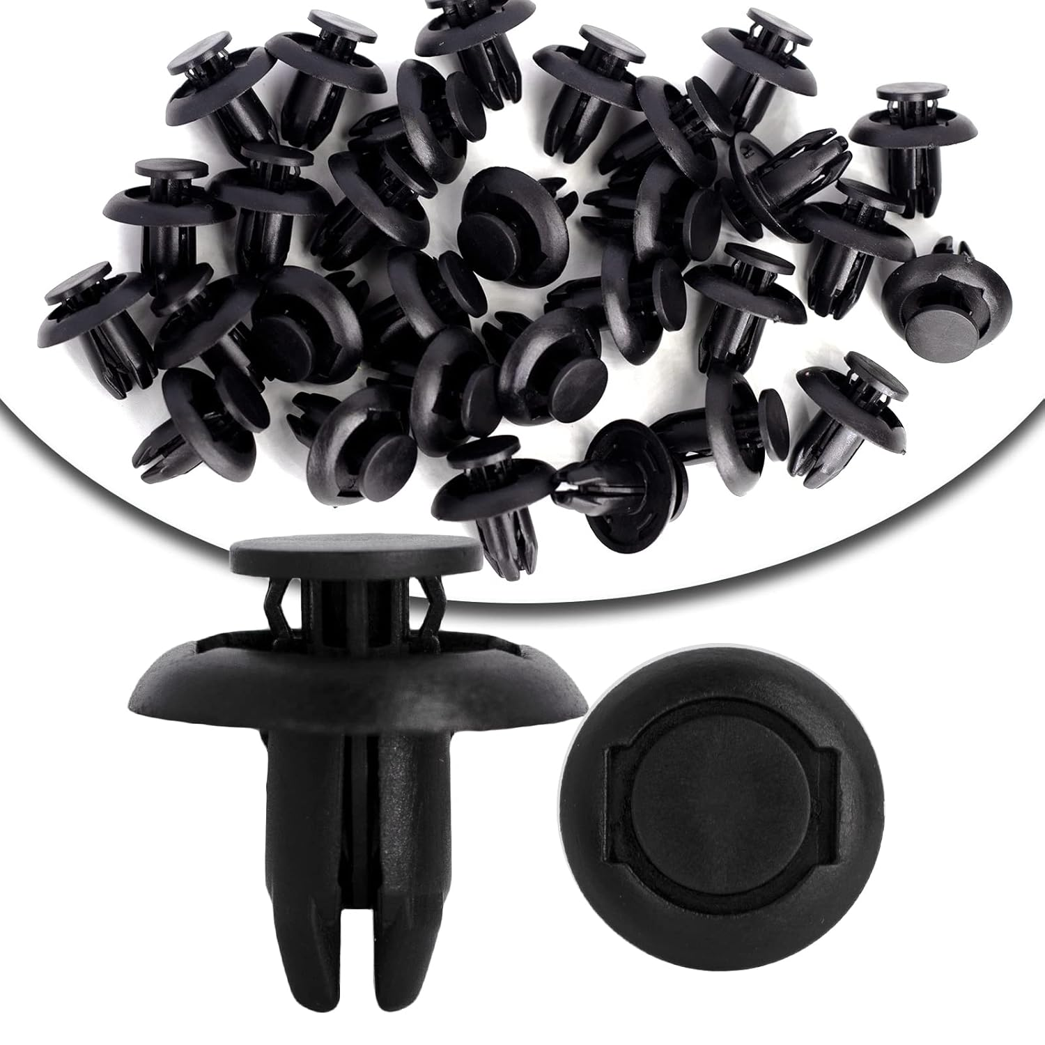 20Pcs Bumper Engine Cover Fender Liner Splash Shield Push-Type Retainer Clip Compatible with Mazda B45A-56-146A 90118-WB048 image number 2