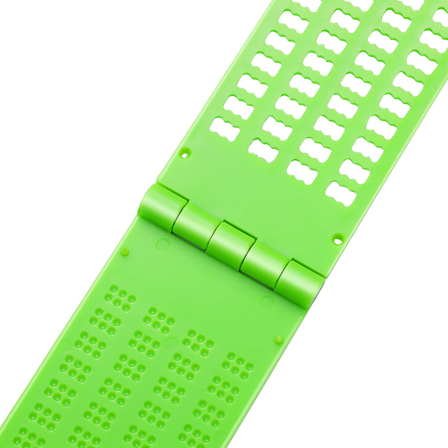 4 Lines 28 Cells Braille Slate Braille Writing Slate Plastic Braille Slate Kit, Green image number 2