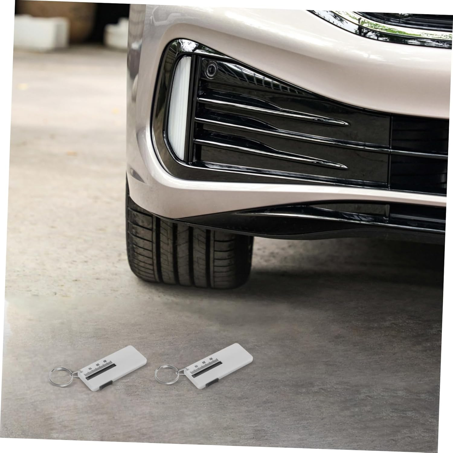 ULTECHNOVO 3Pcs Tire Tread Depth Gauge Automotive Replacement Instrument Panel Gauge Tread Depth Tool image number 6