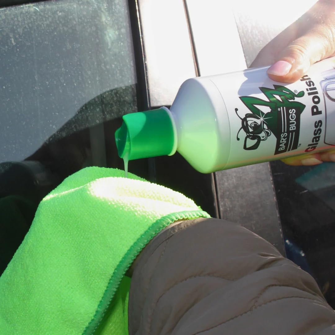 Bar'S Bugs Glass Polish 500Ml &ndash; Removes Water Spots, Tree Sap & Grease | Enhances Clarity & Reduces Wiper Noise | Streak-Free Finish for Interior & Exterior Glass image number 2