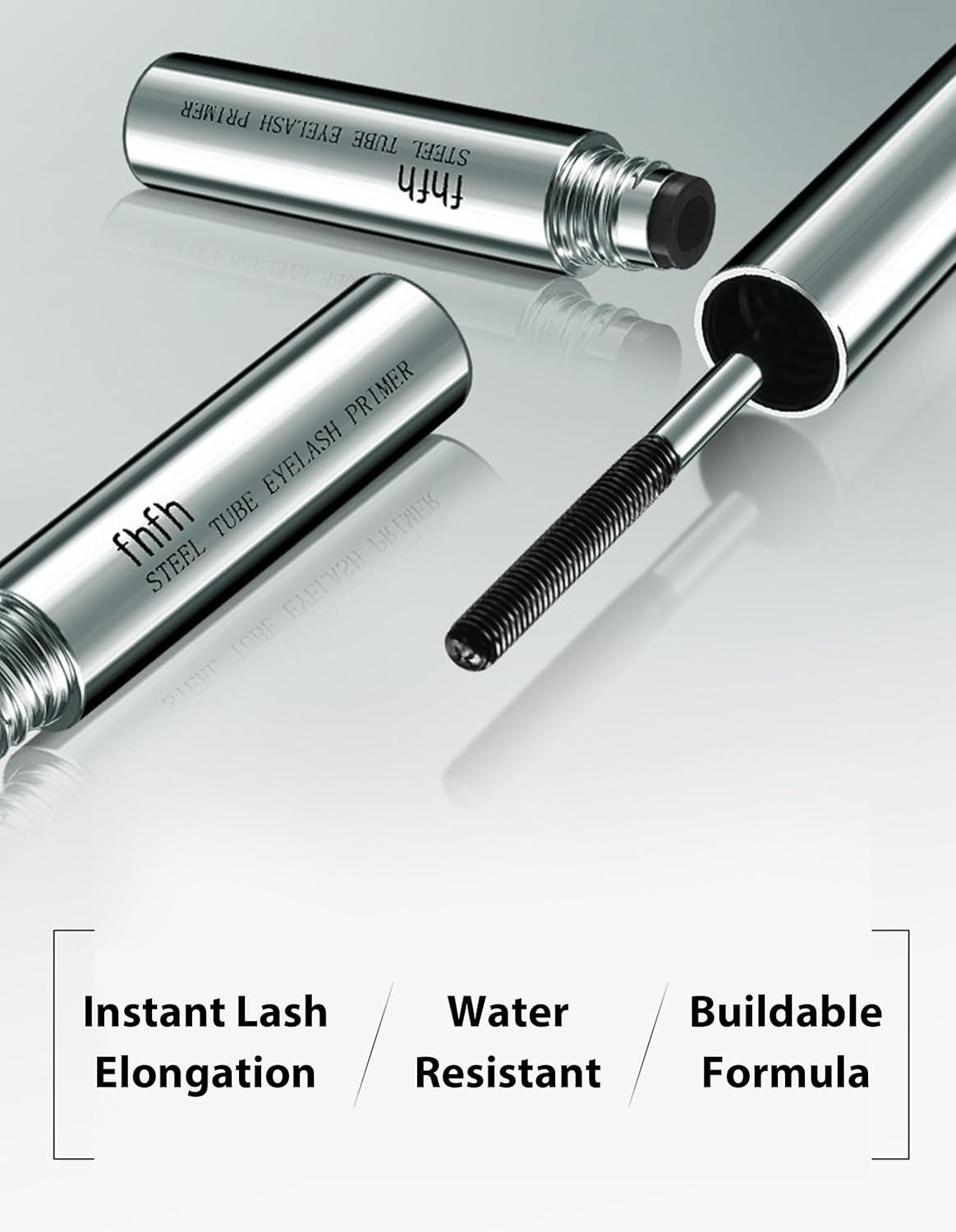 Erinde Mascara for Older Women, Black Waterproof Mascara for Mature Women, Extreme Length and Volume, No Clumps, Long Lasting, Hypoallergenic for Sensitive Eyes #01 image number 5