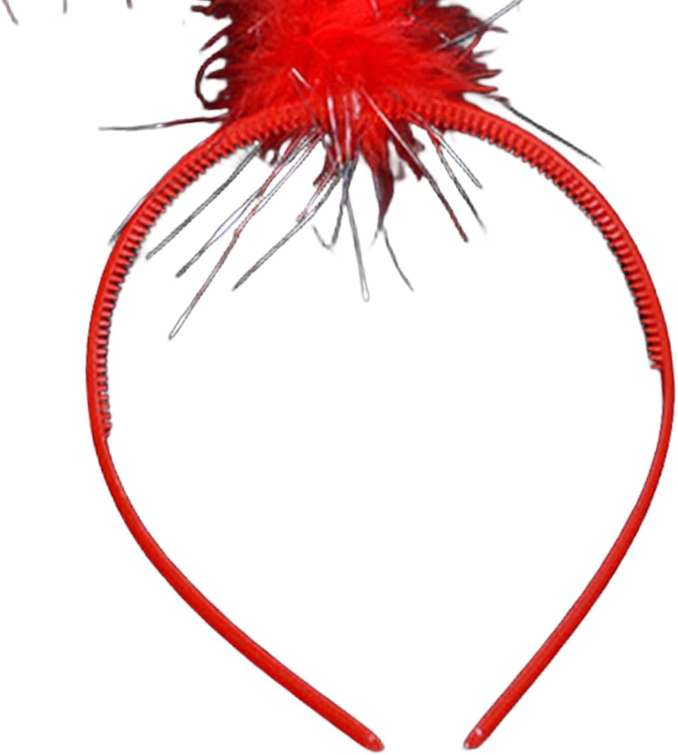 Ｓｉｍｈｏａ Red Angel Halo Headband, Hair Accessories, Angel Costume Accessories, Feather Halo Hairband for Party Teens image number 1