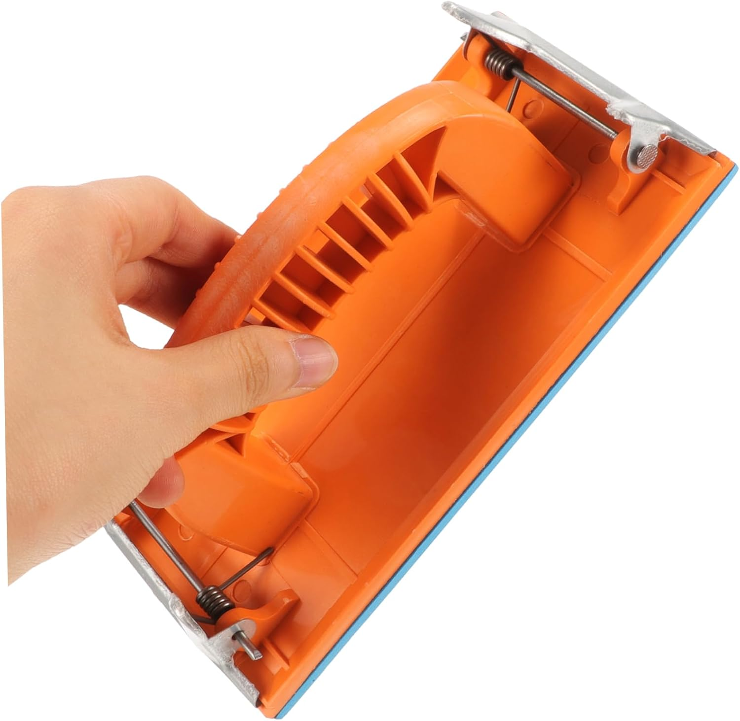 Vaguelly 2Pcs Hand Sander Sandpaper Holder Self-Adhesive Drywall Sanding Blocks Hollow Design for Woodworking and Automotive Sanding image number 6