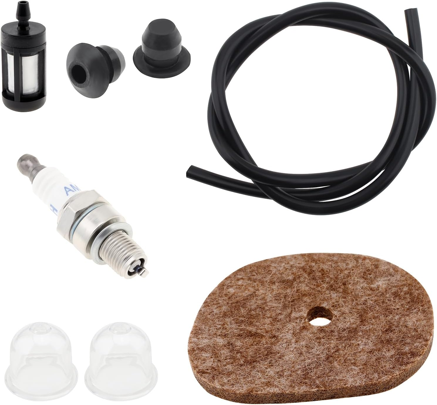 Windance Air Filter Element Cleancer with Oil Filter Spark Plug Tune up Kit Replacement Fit for Stihl Trimmer KM56 FS56RC FC70 FS40 FS50 FS70RC image number 6