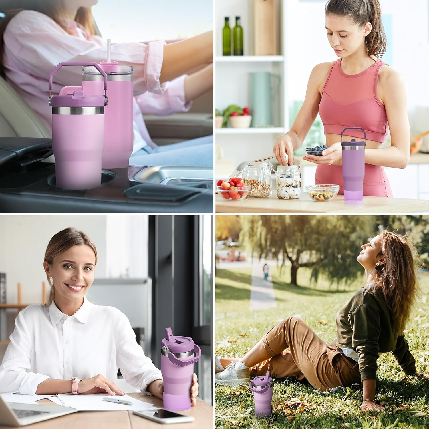 Protective Bling Silicone Boot Sleeve, Compatible with Stanley Tumbler 20-40Oz & Hydro Flask Bottle 12Oz-24Oz, Glitter Reduces Dents Sleeve Cover for Bottles of 2.83-2.95In