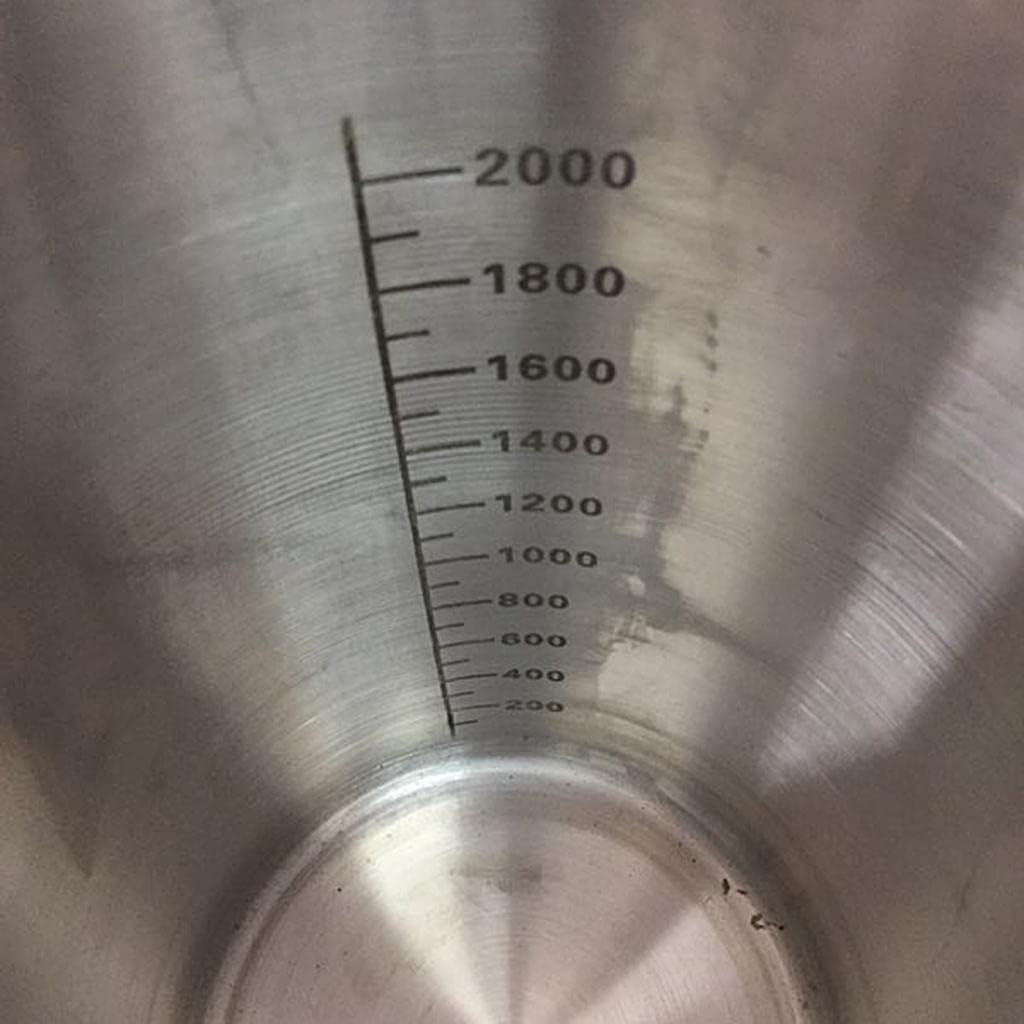 Segolike Stainless Steel 2L Laboratory Kitchen Graduated Measuring Cup with Handle image number 2