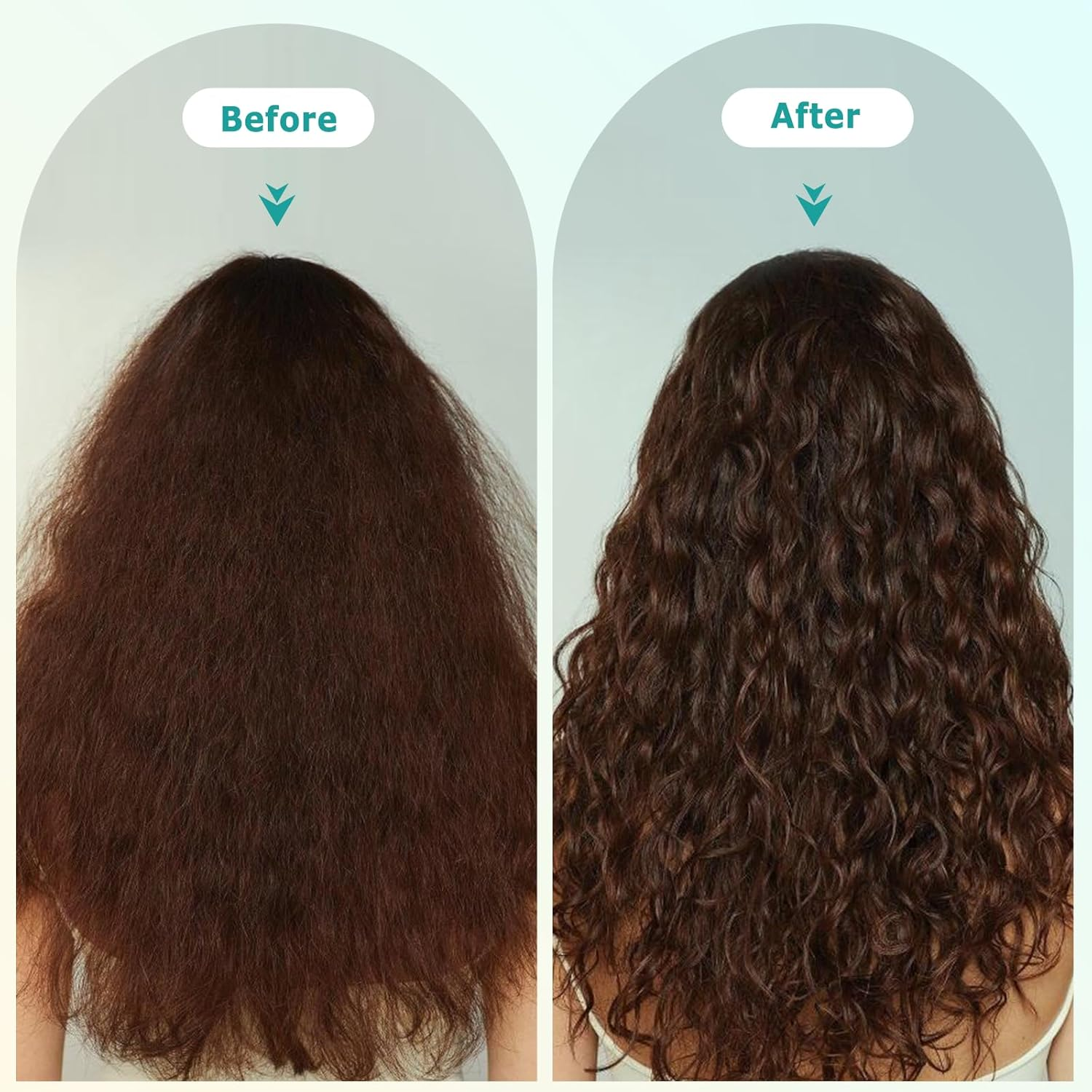 Vinabo Hair Brush, Hair Brush without Pulling, Detangling Brush, Suitable for Curls & Long Hair Hair Hair Brush for Wet and Dry Hair, Detangling Massage Brush image number 6