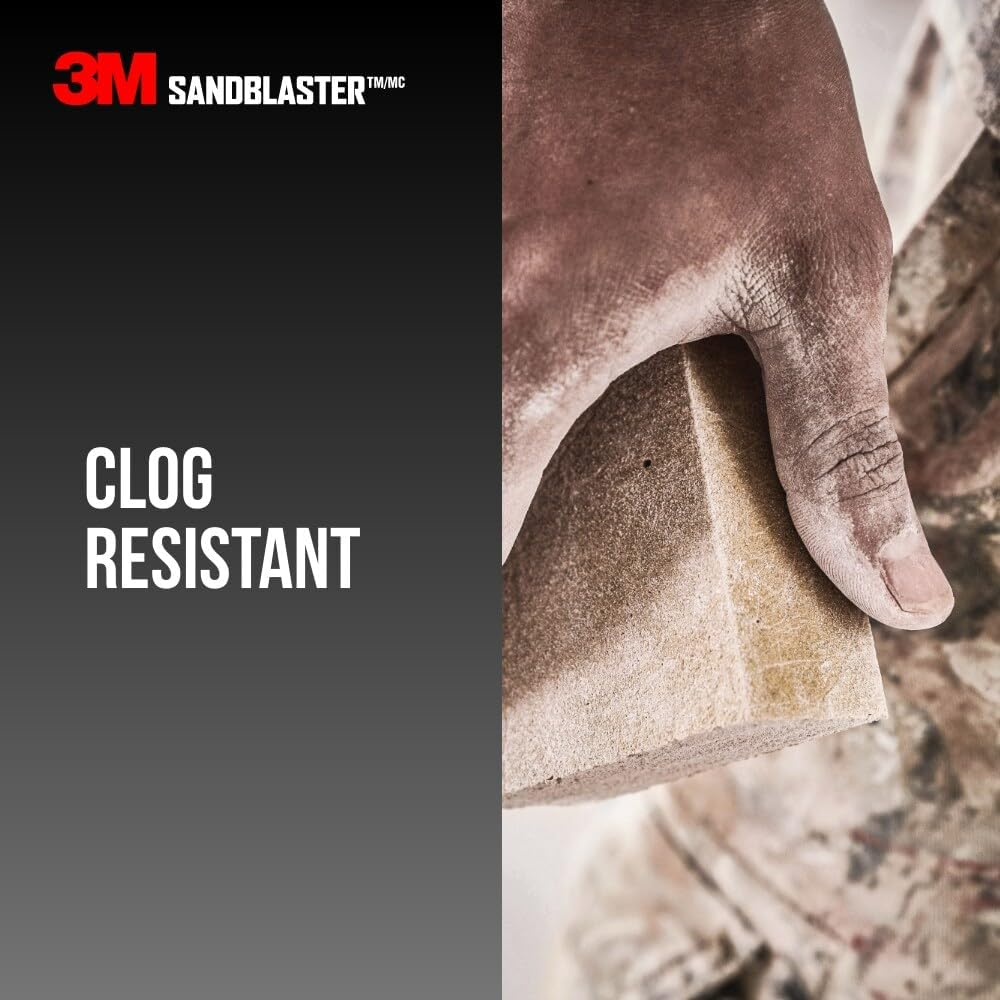 3M Sandblaster Advanced Abrasives Sanding Block Fine 180 Grit 20907-180 image number 5