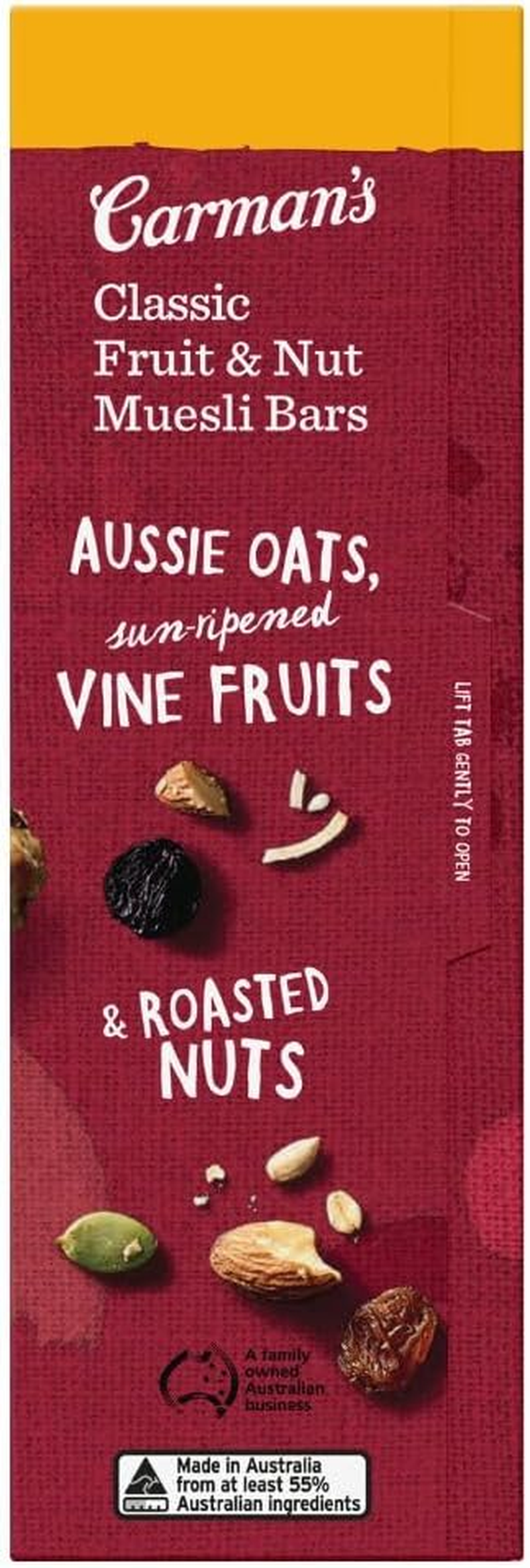 Carman'S Muesli Bars Classic Fruit & Nut Value Pack 3X540G (Pack of 36) image number 2