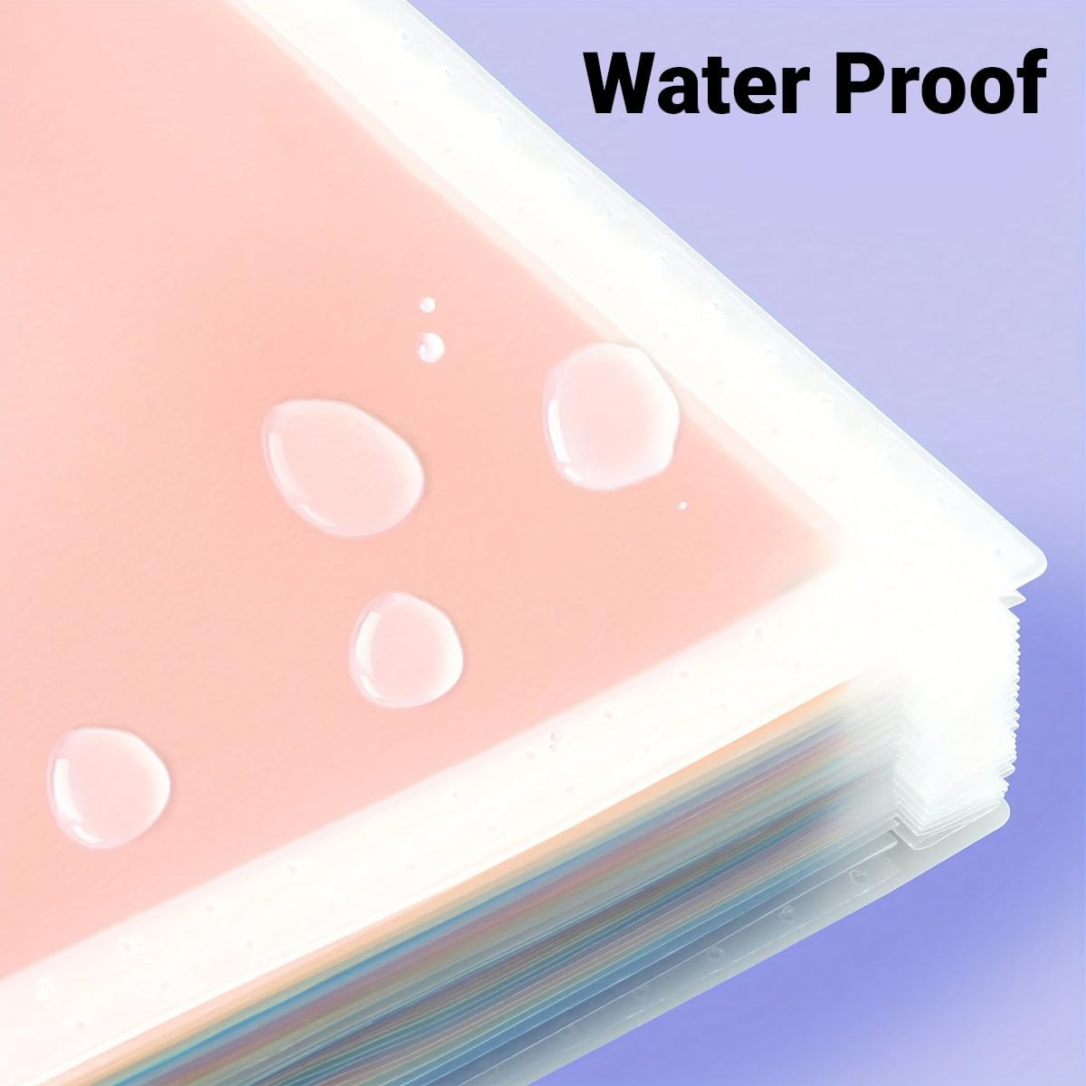 AIMALL 2 Pack Vertical Expanding File Folder &ndash; 12-Pocket Accordion Document Organiser, Transparent Colour, Multi-Layer Telescopic A4 Storage, PP Material, 9.25 X 12.99 In