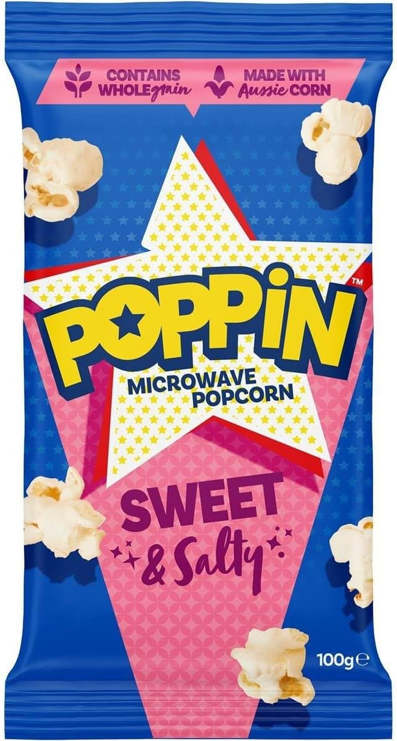 Poppin Microwave Sweet & Salty 100G image number 1