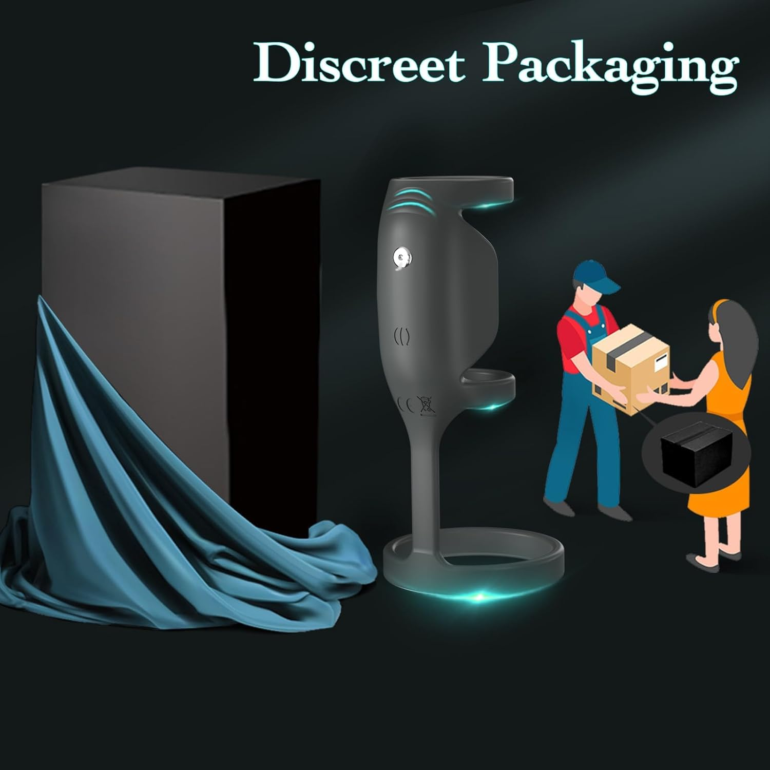 Vibrating Penis Sleeve Cock Ring, Penis Ring Vibrator Extender for G Spot Stimulation, Couples Adult Sex Toys for Men Women, Enhancer Sleeve Male Couple Sex Toy for Men