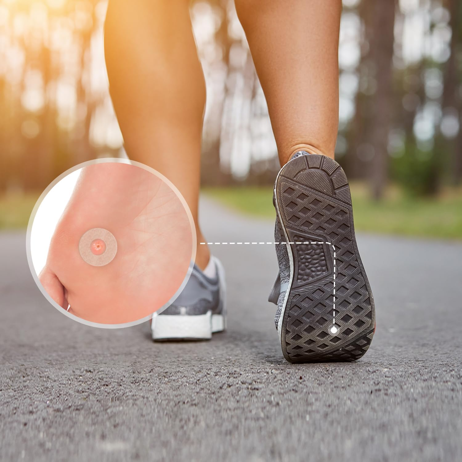 36Pcs Foot Cushions, Corn Patches for Bottom of Plasters Pads Corn Removers Pads Corn Protectors for Men and Women Feet Toes Heel (Round) image number 4