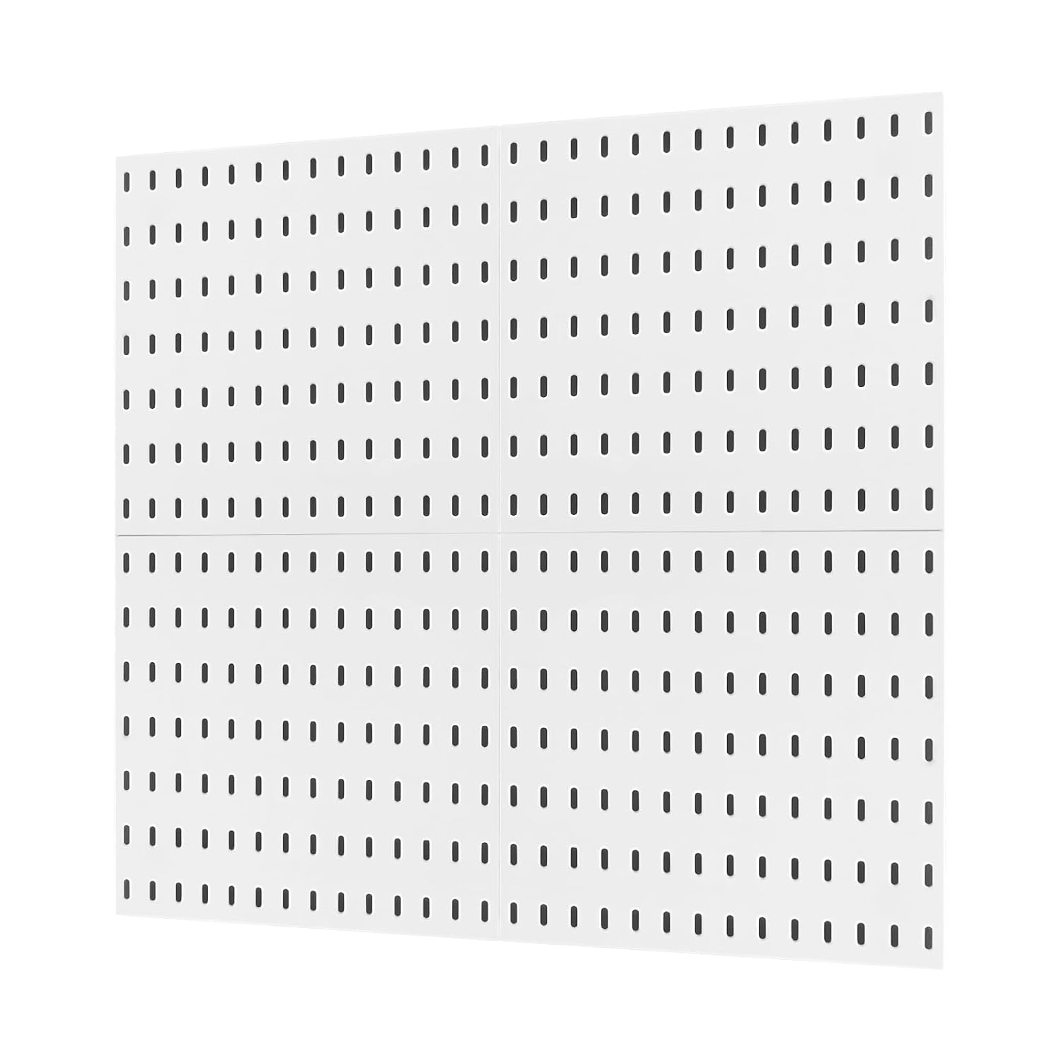VEVOR Pegboard Combination Kit, 280 X 280 Mm Plastic Pegboard, 4 Panels, Peg Board Wall Organizer Kit with Accessories, for Garage Tool Storage Kitchen Living Room Craft Room Office Bathroom, White image number 5