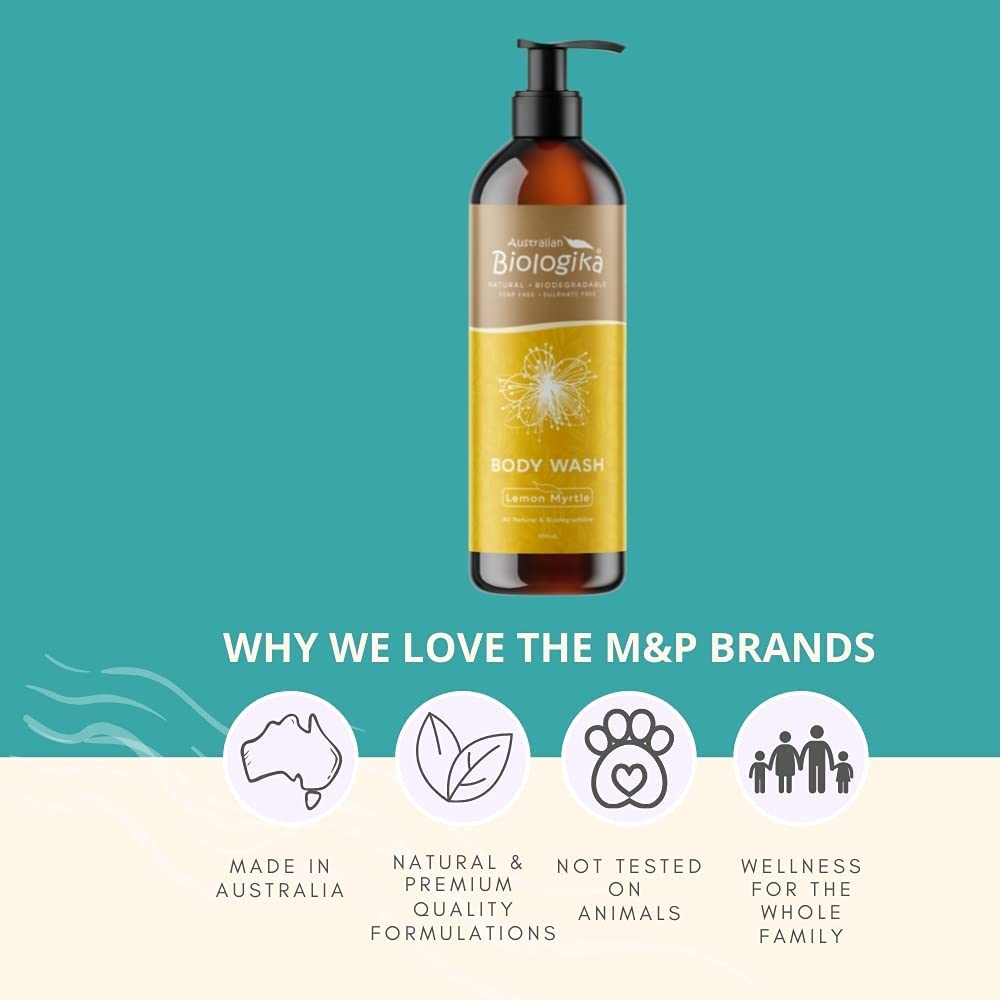 Biologika Biologika Lemon Myrtle Hand and Body Wash 500 Ml, 500 Milliliters image number 2