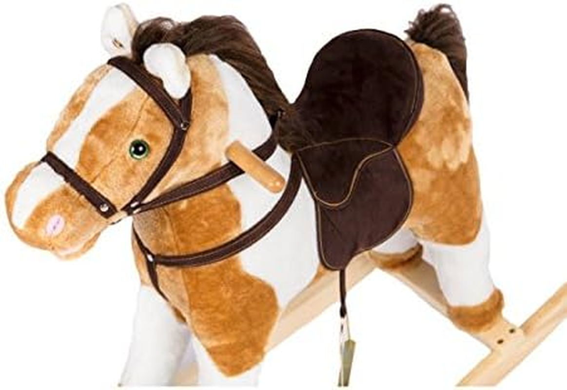 Rockin' Rider Turbo Rocking Horse Ride On, White image number 3