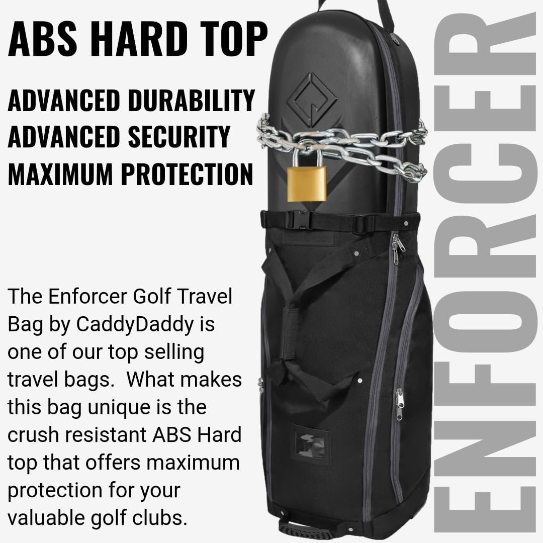 Caddydaddy Enforcer Hard Top Golf Travel Bag Cover