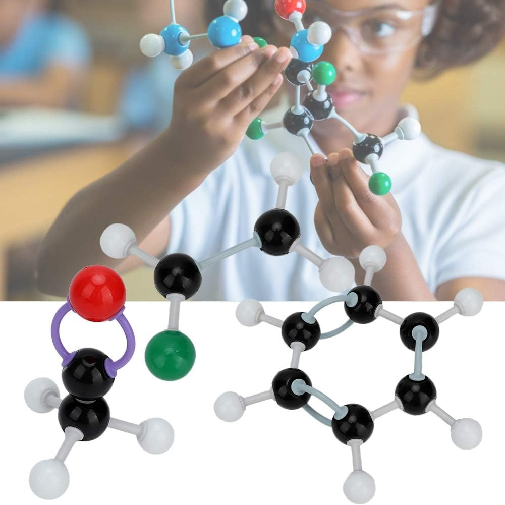 Molecular Model Kit,267 Pcs Molecular Organic Inorganic Structure Kit Atom Link Model Set Chemistry Molecular Model Student and Teacher Set for Organic and Inorganic Chemistry