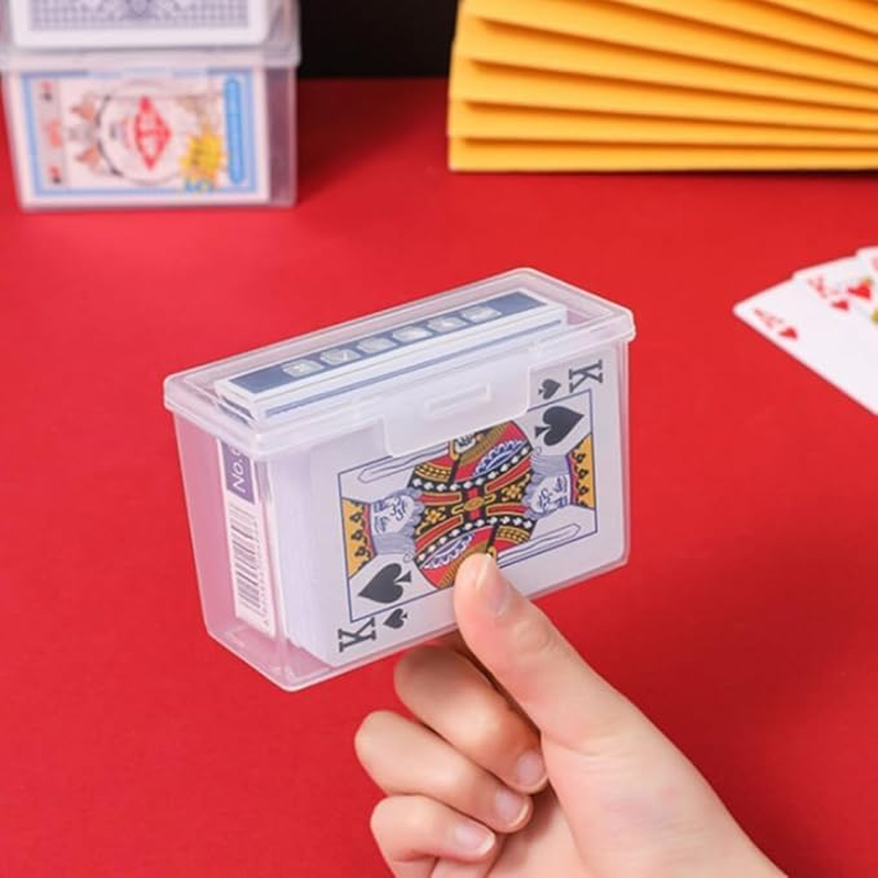 SHUNYUNG Minimalist Plastic Playing Card Storage Box, 6Pcs, 10.5 X6.6X4.5Cm/4.1X2.6X1.8 Inches image number 5