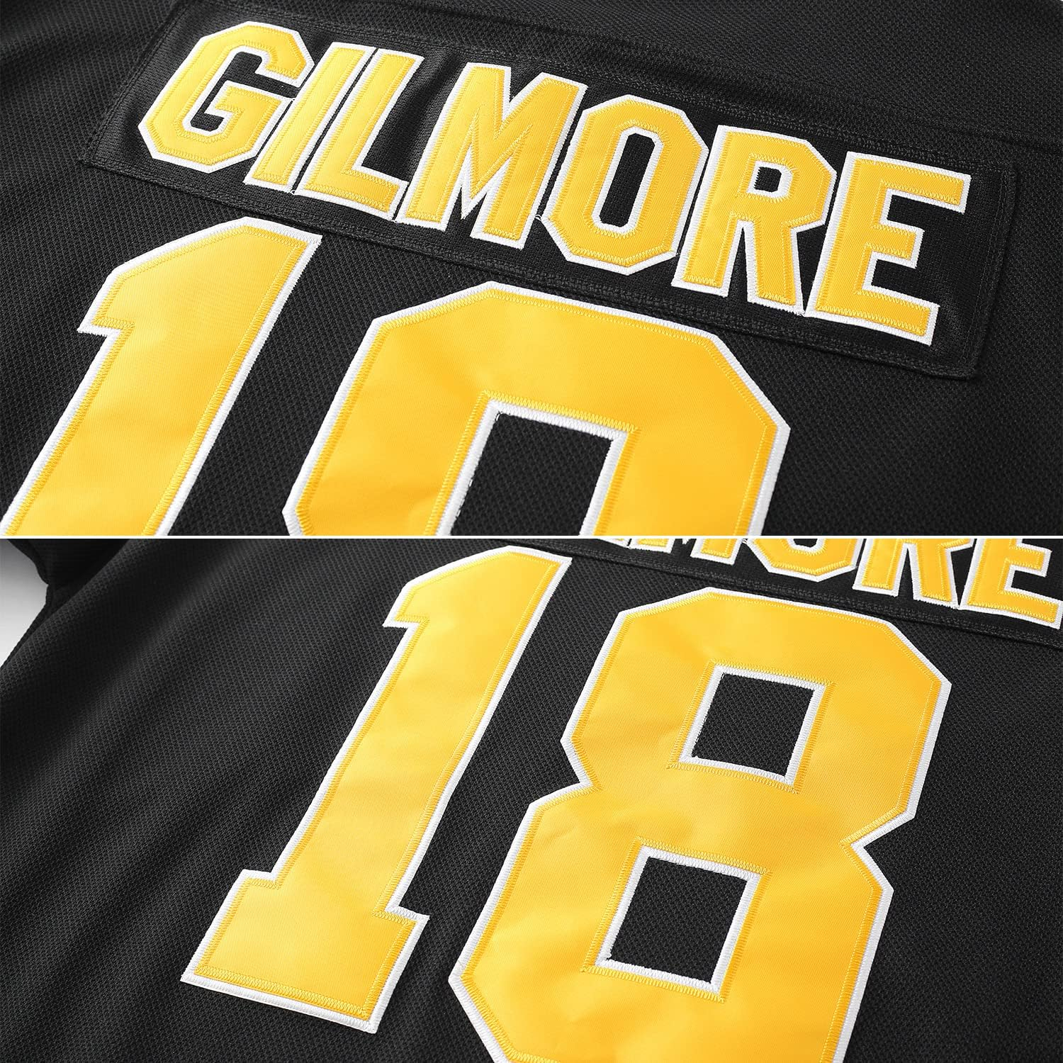 Boston Hockey Jersey Happy Gilmore 18 Adam Sandler 1996 Movie Ice Hockey Jerseys Stitched image number 4