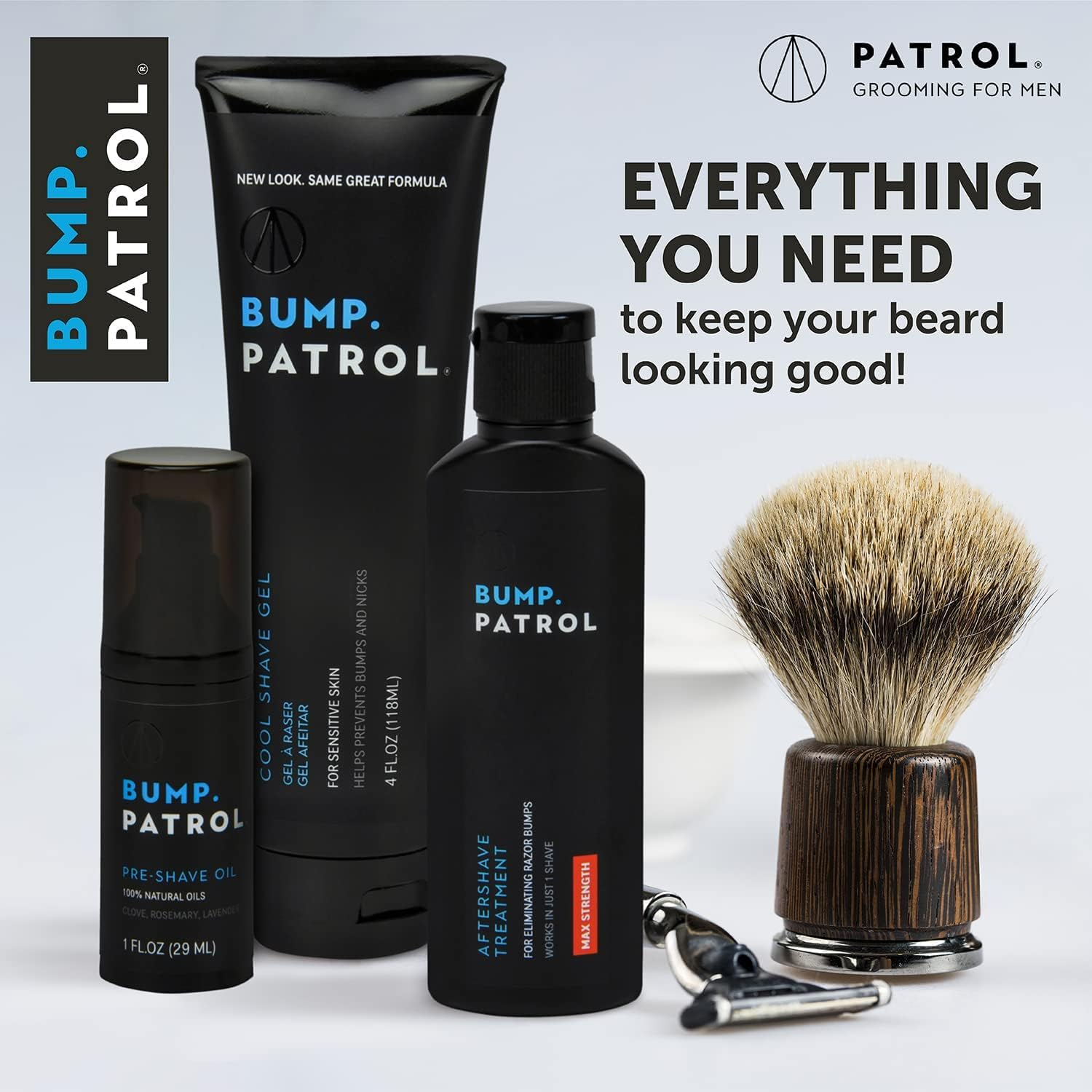 Bump Patrol Sensitive Strength Aftershave Formula - Gentle after Shave Solution Eliminates. image number 1