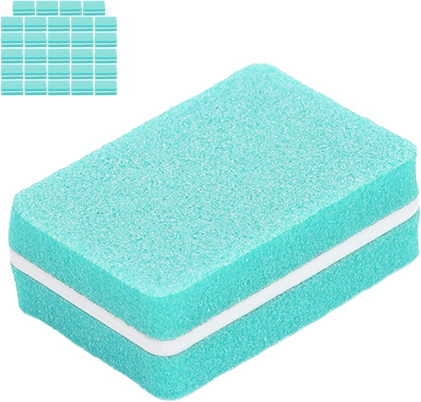 30Pcs Nail Buffer Block Salon Mini Portable Nail Polishing Tool Sanding Block Manicure Tool 4-Sided Nail File Salon Manicure Nail Tools (Green) image number 1