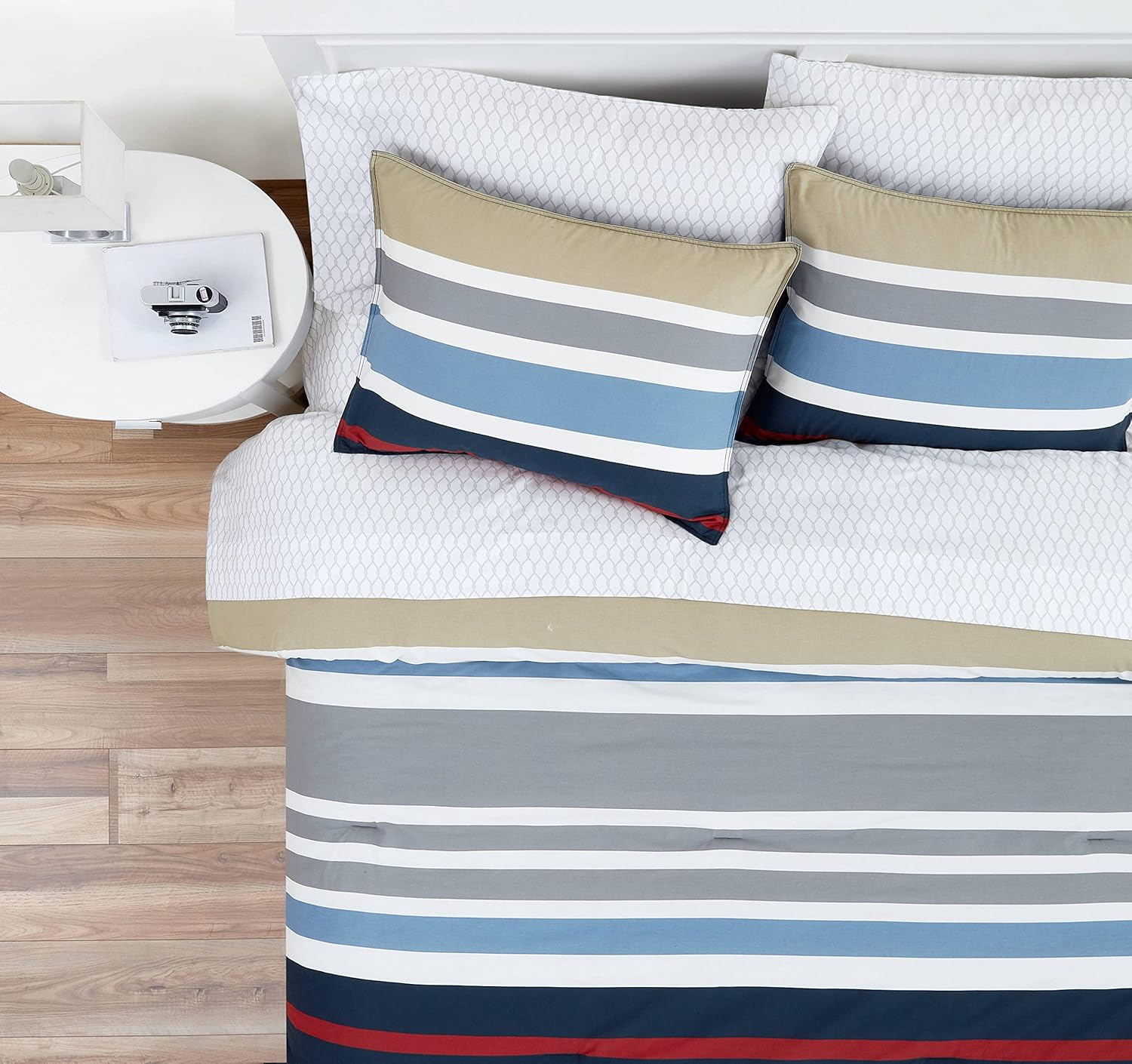 Nautica Bradford Duvet Cover Set, Full/Queen image number 4